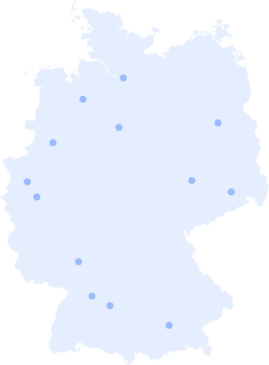 MEDIADIG Annahmestellen in ganz Deutschland – Karte